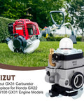 FG100 GX31 Carburetor Drop In Replacement For Honda FG100 Tiller GX22 GX31 Engine With Primer Bulb And Fuel Filter Kit