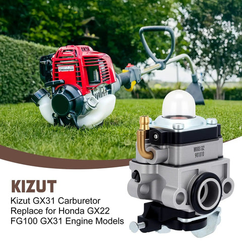 FG100 GX31 Carburetor Drop In Replacement For Honda FG100 Tiller GX22 GX31 Engine With Primer Bulb And Fuel Filter Kit