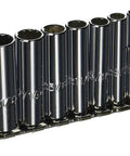 Ten Piece 1/4 Inch Drive Deep Socket Set, 12 Point, Includes 3/16 To 9/16 Inch Sockets, metal finish on holder