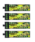 4 Pack Lava II 1S 480mAh 3.8V 95C LiHV Batteries With BT2.0 Connector For Tiny Whoop Drones