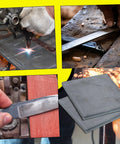 4 Pcs Hot Rolled ASTM A36 Steel Plates Half Inch Thick 4X4 Inch Flat Metal Plates Square for Drilling and Welding DIY