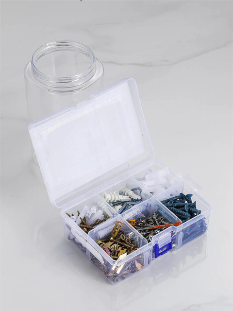 Multi Purpose Wall Anchor Kit 367 Piece Set For Drywall Wood Concrete Brick Hollow Walls Includes Screws And Anchors Open Box