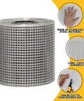 Hella Sturdy 5 Inch Stainless Steel Mesh Roll for Rain Gutters, shown as a roll with a gray metallic finish.