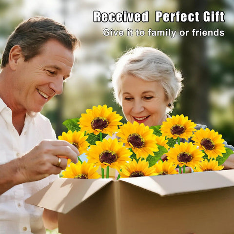 Solar Garden Lights Floral LED Outdoor Decor Waterproof Backyard Party Accent Lights For Yard Pathway And Flower Beds, Easy Setup