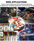 110 Pcs Copper Wire Lugs Kit With Pro Grade Heavy Duty Battery Terminal Connectors for AWG 2-16 Gauge in various applications