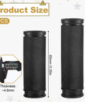4 Pack Bike Handlebar Grips Replacement Grippy Rubber Anti Slip For Mountain Bikes Universal Fit sizes 85mm and 105mm