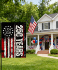 Patriotic 250th Anniversary USA Garden Flag For Outside Double Sided Waterproof Stars And Stripes Banner in yard display