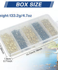 Barrel Swivels Fishing Set 200 Pcs Rolling Ball Bearing Swivels With Solid Ring Tackle Connector Copper Stainless Steel Black Nickel Gold Finish Sizes 2 4 6 8 10 For Lures Rigs plastic storage box