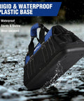 16 Inch Wide Mouth Tool Bag With Waterproof Molded Base showing durable construction on wet surface.
