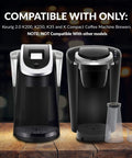 Water Filter Replacement Starter Kit For 2.0 And K Duo Coffee Makers visible with compatible brewing machines.
