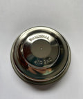 Top Shelf 58mm Pressurized Filter Basket Stainless Steel Double Wall Espresso Portafilter Replacement Cup showing top view.