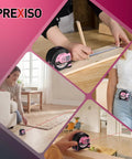 PREXISO Two In One Laser Tape Measure With 215 Ft Laser Range And 16 Ft Manual Tape, used for DIY measuring