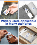 LucidHJC lens wipes, 200-count, individually wrapped; for eyeglasses, camera lenses, and screens; shown in pockets.