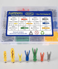 352 Piece Heavy Duty Drywall Anchors And Screws Kit With 7 Sizes Wall Mount Kit 176 Plastic Wall Anchors And 176 Stainless Steel Screws