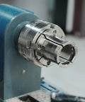 Close-up of Long Nose Jaws for Wood Lathe Chuck with Serrated Inner Sides, focusing on spigots and dovetail outer sides.