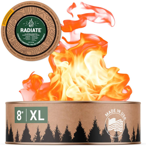 camping eucalyptus XL Portable Campfire On The Go