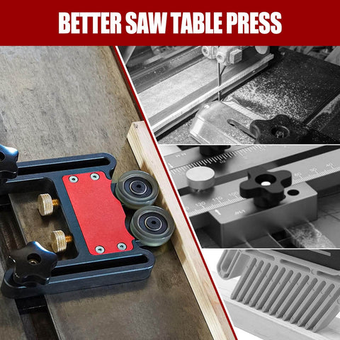 Updated Bearing Roller Featherboards For Table Saw And Router, Versatile Thin Rip Jig And Table Saw Guide For Precise Cuts And Enhanced Safety