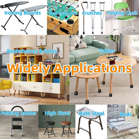 Top Shelf Non Slip Rubber Chair Leg Tips Caps Kick Ass On Floors Heavy Duty Stool Protector Covers For Wood Tables And Chairs Set Of Twelve In Matte Black Straight Up used on various furniture.