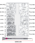 500 Pcs Tiny Laptop Screw Set M1.2 M1.4 M2 Crosshead Mini Screws with storage box and screwdriver