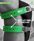 Knee Saver Knee Pads For Work And DIY Pro Grade Comfort Cushioned Support Durable Green And Brown Finish Non Slip Straps