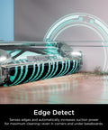 Detect Pro Lift Away ADV Bagless Upright Vacuum with DuoClean Detect and HEPA Filter cleaning edges and baseboards