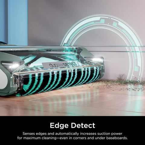 Detect Pro Lift Away ADV Bagless Upright Vacuum with DuoClean Detect and HEPA Filter cleaning edges and baseboards