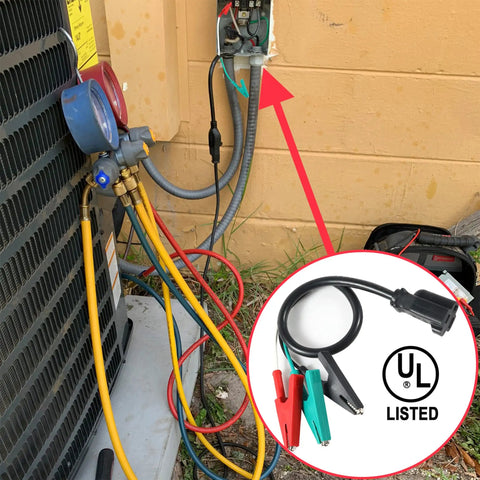 Heavy Duty HVAC Adaptor Cord For Clearance And Training Use Tough Plug In Cable Compatible with HVAC setup