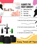 Twist-off tips for Mini Precision Craft Glue With Tip Kit For Fine Paper Crafting Scrapbooking And Card Making Its Go To Adhesive