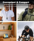 Crisp 4K Body Cam with audio and video recording, shown worn by civilians and setup on a desk, showcasing its compact convenience.
