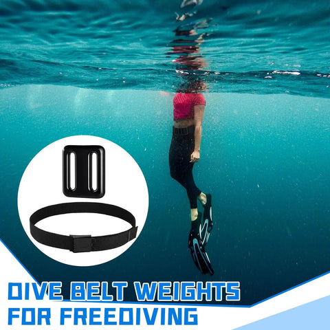 Daily 4 Piece Diving Buoyancy Kit With 2 Black Nylon Weight Belts And 2 Vinyl Coated Weights for precise buoyancy control in water