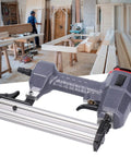 Heavy Duty Pneumatic Air Brad Nailer With Featherlight Aluminum Body showing durable design for efficient home upgrades and woodworking tasks.