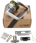 Heavy Duty Cylindrical Lever Door Lock Built Tough With Passage Function Satin Chrome 26D Finish Non Handed Grade 2 Industrial