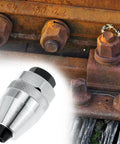 Beefy Damaged Bolt And Stud Extractor Kit With Three Eighths Inch Drive, Heat Treated Alloy Steel, Chrome Finish, for rusted bolts