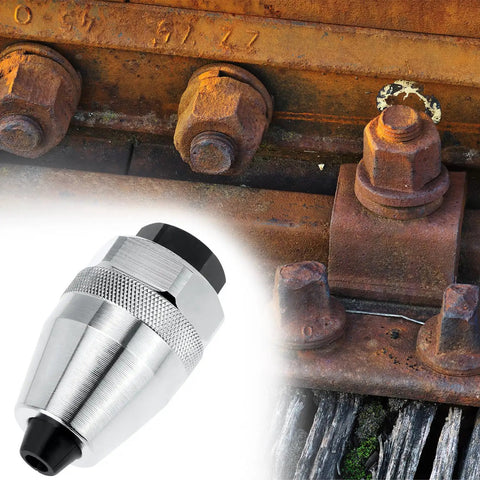 Beefy Damaged Bolt And Stud Extractor Kit With Three Eighths Inch Drive, Heat Treated Alloy Steel, Chrome Finish, for rusted bolts
