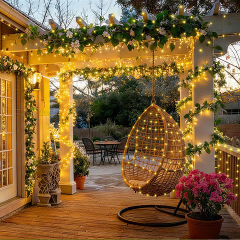 403 Feet Of 1000 LED Christmas String Lights Outdoor With 8 Modes And Timer Plug In Waterproof Fairy Lights For Yard Tree Patio Weddings Parties And Holiday Decor Party Ready Warm White