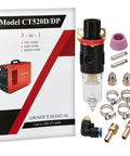 Manual and parts for 3-In-1 50 Amp Plasma Cutter, 200 Amp TIG Welder and 200 Amp Stick Welder, Workhorse Welding Combo