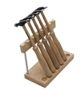 Artisan's Mark Five Piece Hammer Set With Stand Built For Jewelry Makers Planishing Raising And Texture Hammers Hardwood Handles