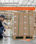 54 Inch Flexible Pallet Strap Feeder Stick For PE Guide Strapping, Quick Threading Tool With Extended Handle, Streamlines Packing, Reduces Bending, 2 Pack in warehouse pallet strapping use