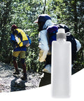 Hiking Hydration Bottle With Protective Dust Cover Leakproof And Lightweight Water Holder for Trails and Travel in a backpack pocket