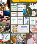 Go To 200 In 1 Survival Kit for Outdoors and Everyday Prep with Upgraded First Aid Gear shown with medical supplies and outdoor use