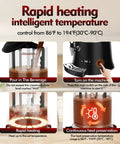 Pro Grade Commercial Hot Chocolate Machine And Beverage Warmer 10L Stainless Steel Dispenser With Precise Temperature Control 86 F To 194 F manual