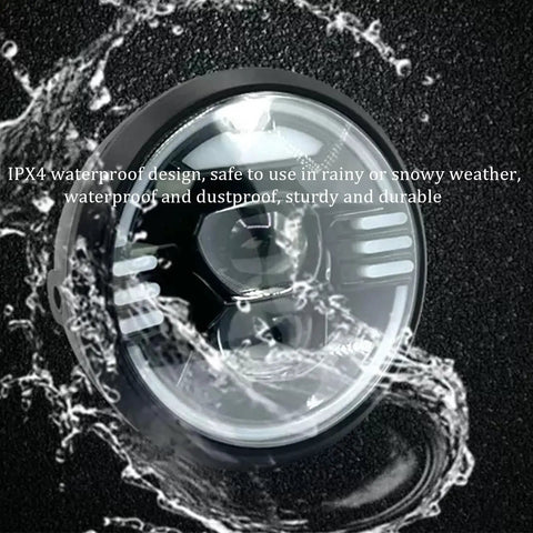 Ultra Bright E Bike Headlight With Built In Horn And Speaker Multi Beam Front Light Waterproof IPX4