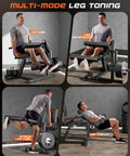 Multi-mode use of All In One Adjustable Leg Extension And Curl Machine With 700 Lb Capacity For Lower Body Gains At Home Gym Equipment