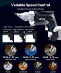 Electric Metal Shear With 360 Degree Swivel Head, 4.0 Amp Corded Sheet Metal Cutter, Variable Speed Control, versatile cutting