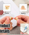 16 Pcs Magnetic Snaps For Purses And Totes Gold And Silver DIY Snap Buttons No Sewing Magnetic Clasp held in hands