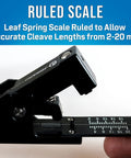 Fiber Cleaver For 250 Micron And 900 Micron Fibers With Carbide Blade, 6000 Cleaves featuring ruled scale from 2-20 mm.