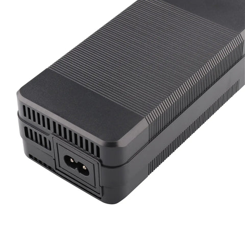 54.6V 3A Charger For 48V Li-Ion Battery Packs 7.5Ah To 25Ah, 5.5x2.5mm DC Output, Worldwide 100-240VAC Input, Auto Shutoff On Full, Red Charging Light, Green Full Light, Go-To Replacement Charger For E-Bikes Scooters
