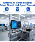 15.6 Inch Industrial Touchscreen All In One Pc With Win 11 Pro Celeron N5095 8G Ram 128Gb Ssd Fhd Ips Display in factory setup.