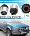 Front Manual Wheel Locking Hub For Ford Explorer 1995-2001, Ranger 1998-2003, Mazda B-Series Pickup 2001-2008, OE F87Z-3B396-BA