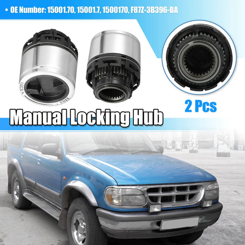 Front Manual Wheel Locking Hub For Ford Explorer 1995-2001, Ranger 1998-2003, Mazda B-Series Pickup 2001-2008, OE F87Z-3B396-BA